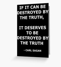 Carl Sagan Greeting Card