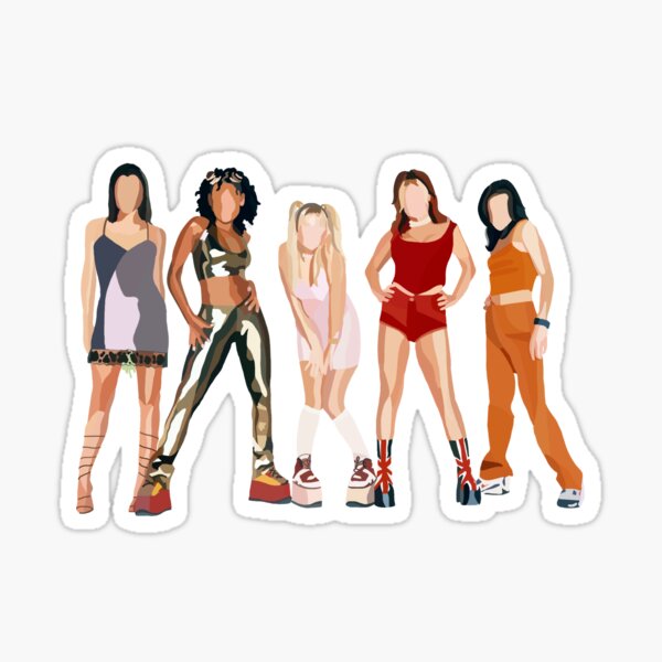 Spice Girls Print Sticker