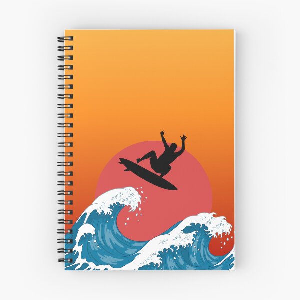 Item preview, Surfing: Japanese Inspired Sunset 2 designed and sold by OutofFocusShop.