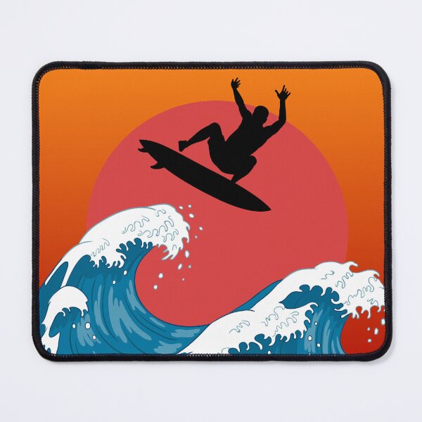 Item preview, Surfing: Japanese Inspired Sunset 2 designed and sold by OutofFocusShop.