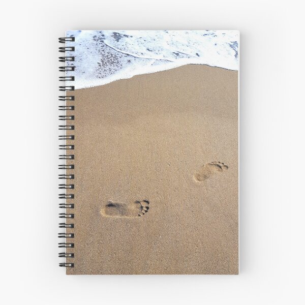 Item preview, Footprints on a beach. Foamy sea washing the prints away. designed and sold by janesg.