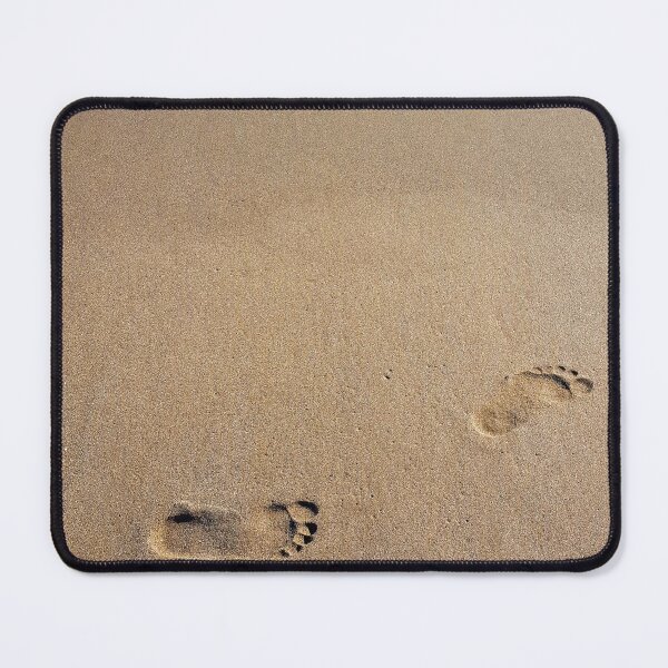 Item preview, Footprints on a beach. Foamy sea washing the prints away. designed and sold by janesg.