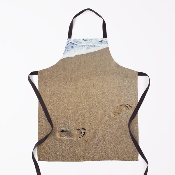 Item preview, Footprints on a beach. Foamy sea washing the prints away. designed and sold by janesg.
