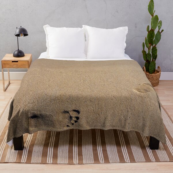 Item preview, Footprints on a beach. Foamy sea washing the prints away. designed and sold by janesg.