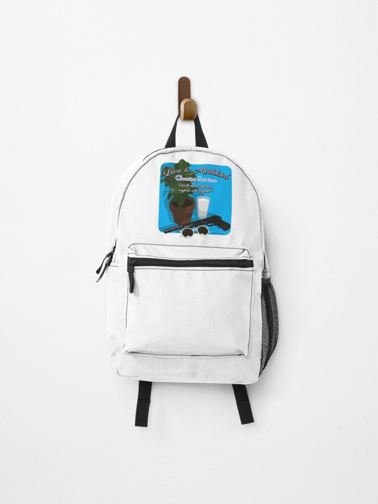 Thumbnail 1 of 3, Backpack, Leon & Mathilda's Cleaning Services designed and sold by CCCDesign.