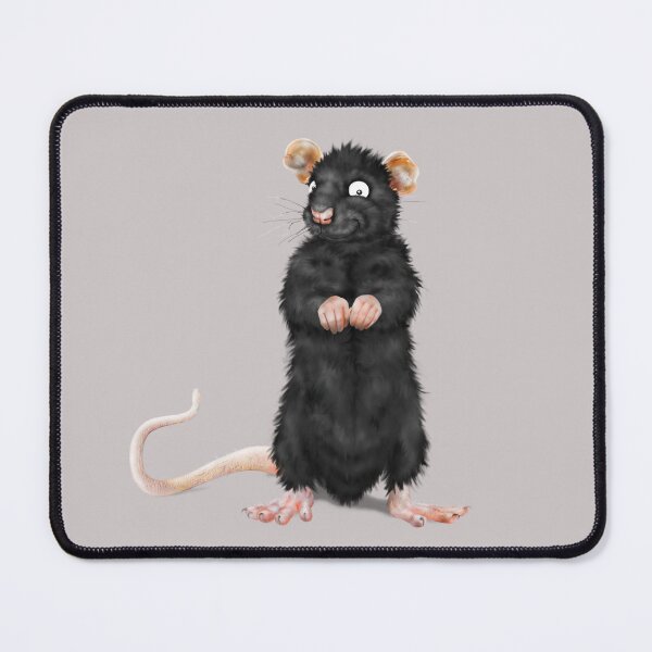 Item preview, Friends of the Pied Piper | Cartoon Black Rat designed and sold by Snootrac.