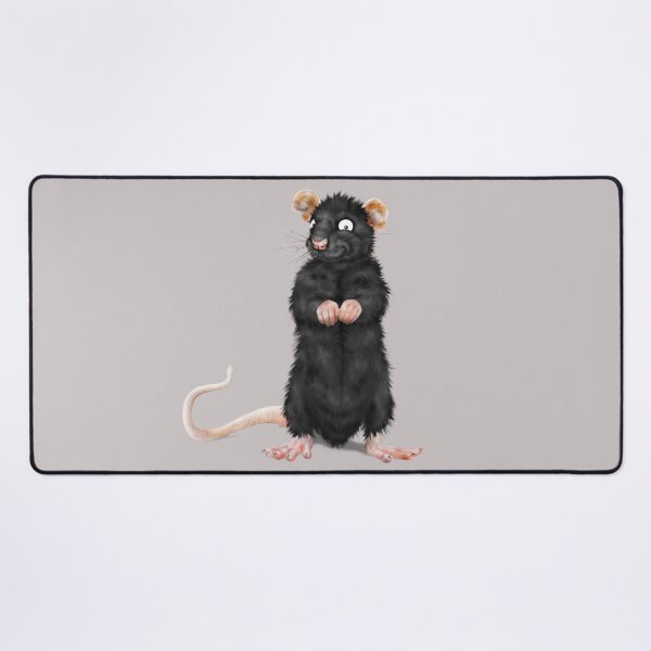 Item preview, Friends of the Pied Piper | Cartoon Black Rat designed and sold by Snootrac.