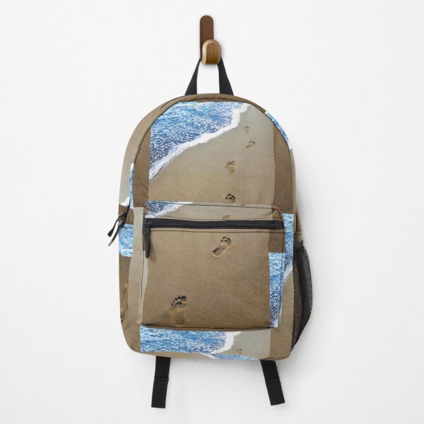 Item preview, Footprints on a beach. Foamy sea washing the prints away. designed and sold by janesg.