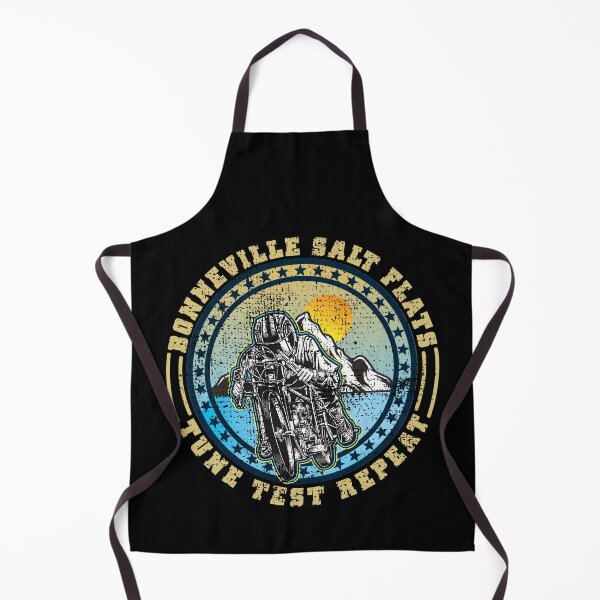 Item preview, Bonneville Salt Flats Vintage Edition Retro Motorcycle Rider designed and sold by CharJens.