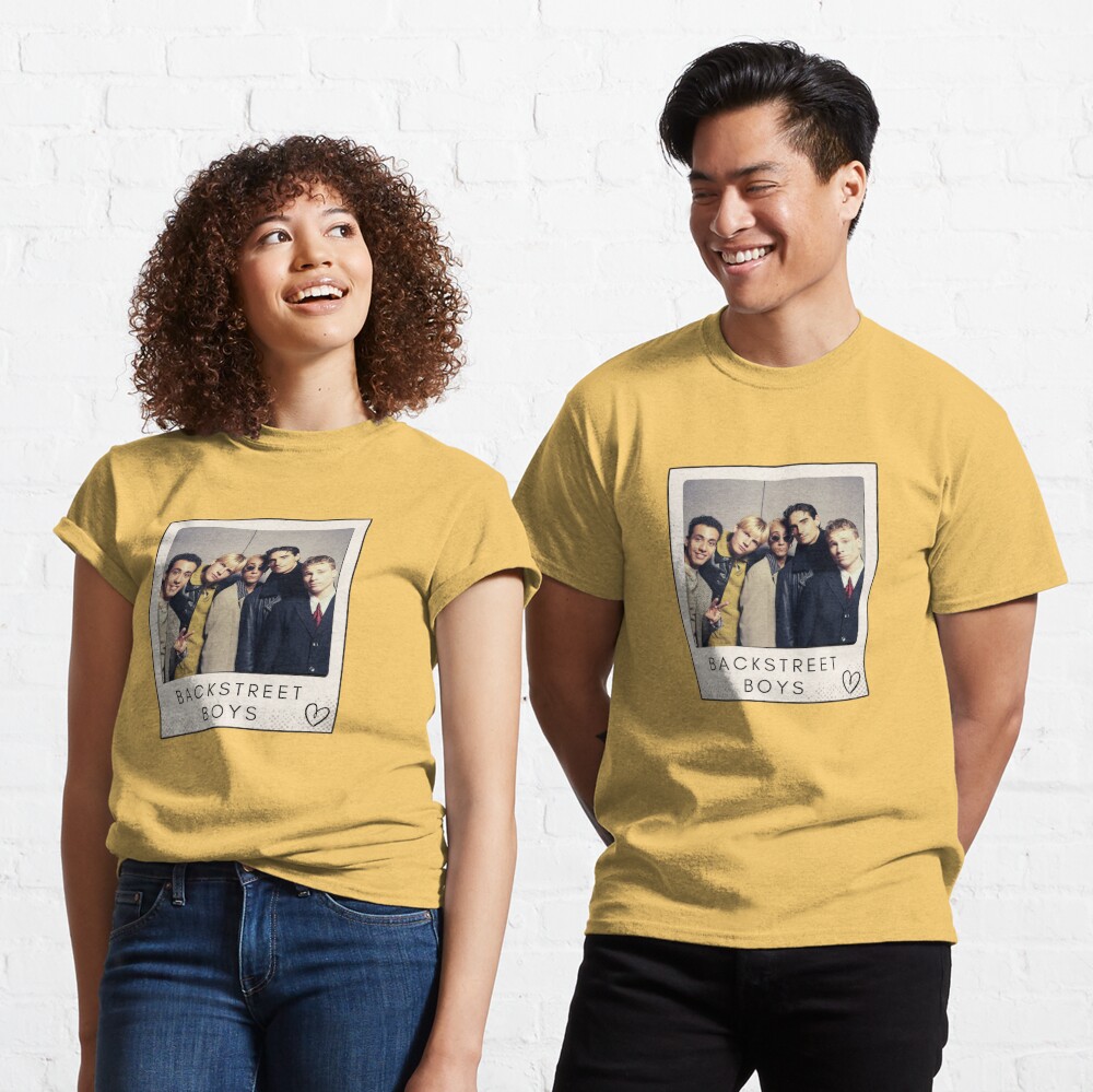 Disover Backstreet Boys Polaroid Photo T-Shirt