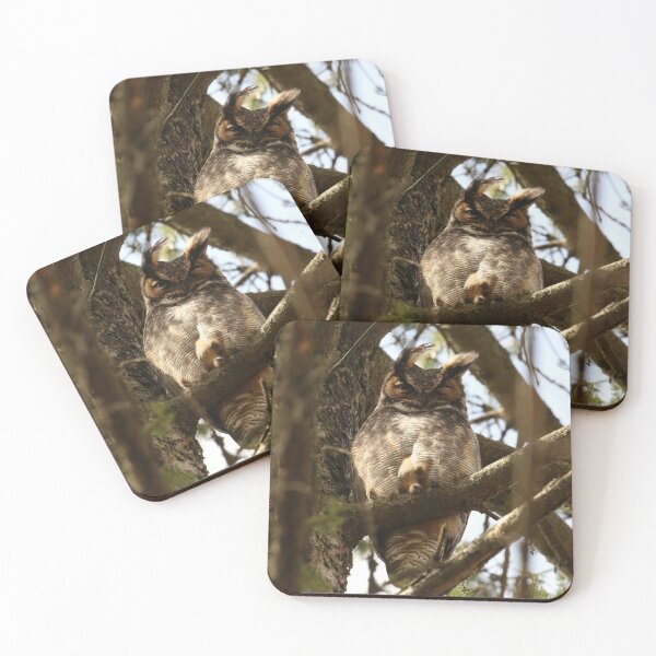 Item preview, Great horned owl dad designed and sold by locustgirl.