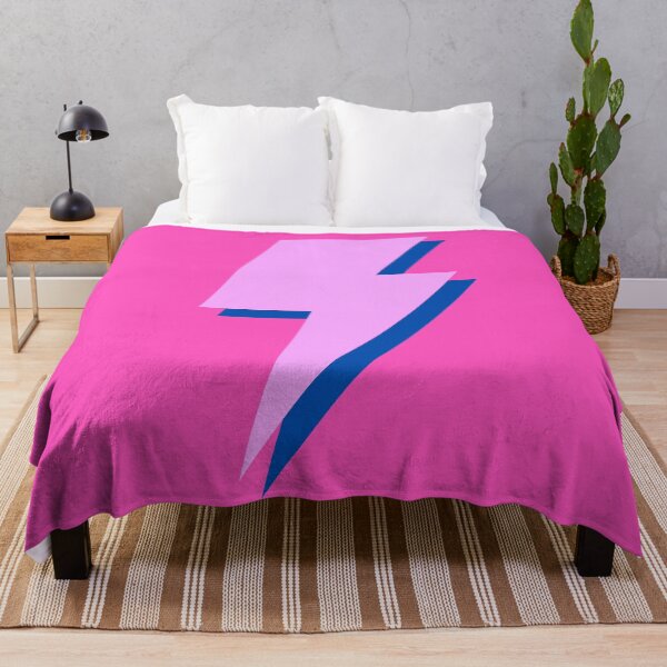 Item preview, Preppy pink and blue lightning bolt designed and sold by SUUSCK ★.
