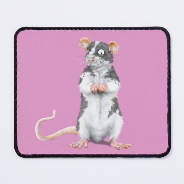 Item preview, Friends of the Pied Piper | Cartoon Patchy Grey Rat  designed and sold by Snootrac.
