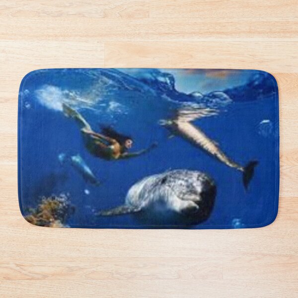 Item preview, blue ocean and shark designed and sold by Rozita Rozy.