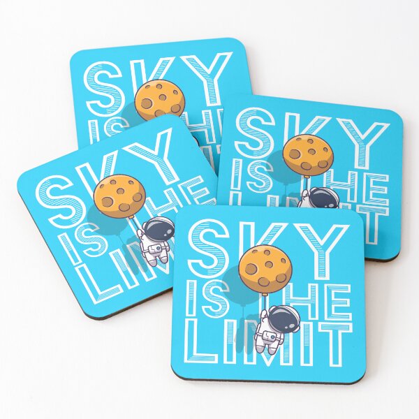 Artikelvorschau, Sky is the Limit Ballon Mond Astronaut Inspiration entworfen und verkauft von KemeDesign.