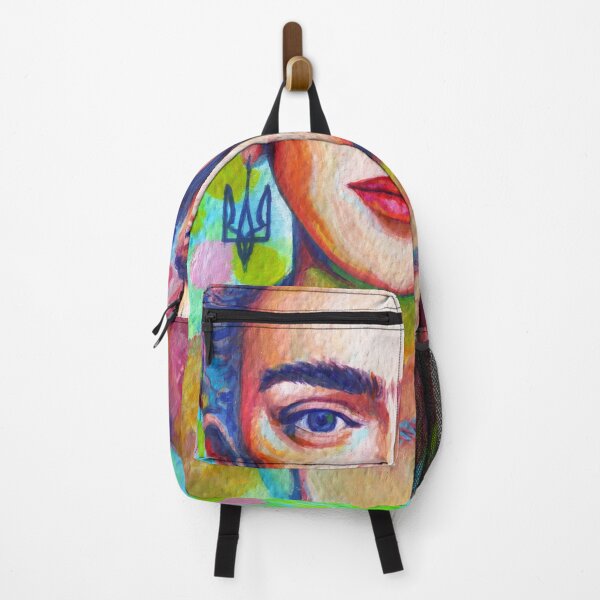 Item preview, Frida Kahlo portrait, solidarity with Ukrainian women by the war in Ukraine Pride designed and sold by OlgaLionart.
