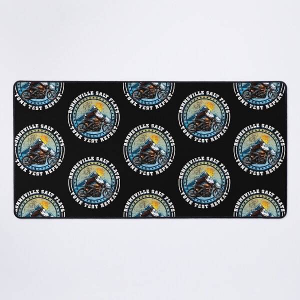 Item preview, Bonneville Salt Flats Vintage Edition Retro Motorcycle Rider designed and sold by CharJens.