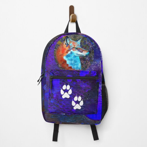 Item preview, Fox in blues (cosmos) designed and sold by AitmaneART.