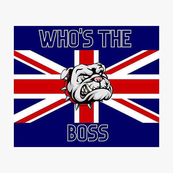 Artikel-Vorschau von BRITISCHE BULLDOGGE, DIE DER CHEF IST, designt und verkauft von Affyboss6.