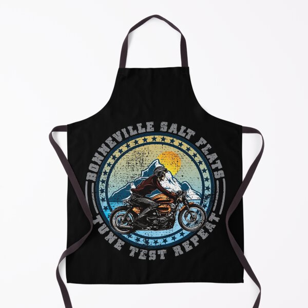 Item preview, Bonneville Salt Flats Vintage Edition Retro Motorcycle Rider designed and sold by CharJens.