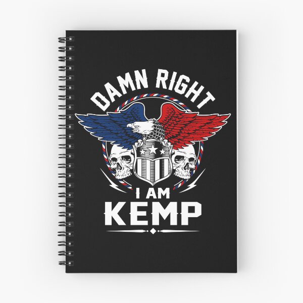 Item preview, Kemp Name T Shirt - Damn Right I Am Kemp Gift Item Tee designed and sold by aaronmaxi6.