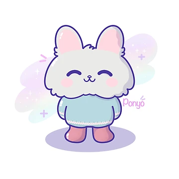 Artwork thumbnail, Ponyo Rabbit - Ponyo Rabbit by Majiruz