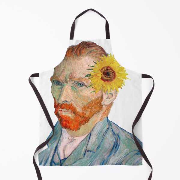 Item preview, Van Gogh self-portrait sunflower designed and sold by TeeARTHY.