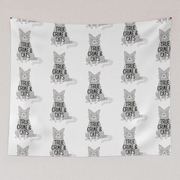 Item preview, True Crime and Cats designed and sold by ThoughtJumble.