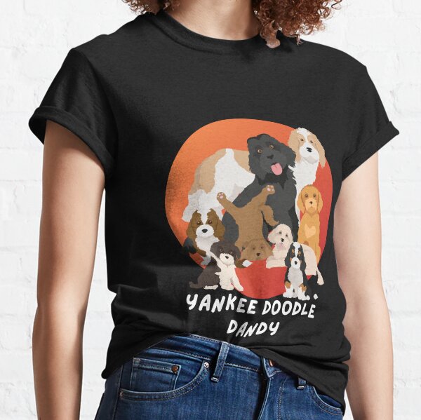 Yankee Doodle Dandy Cute Poodle Mixes Essential T-Shirt for Sale by  Write-to-Rebel