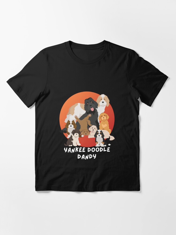 Yankee Doodle Dandy Cute Poodle Mixes Essential T-Shirt for Sale