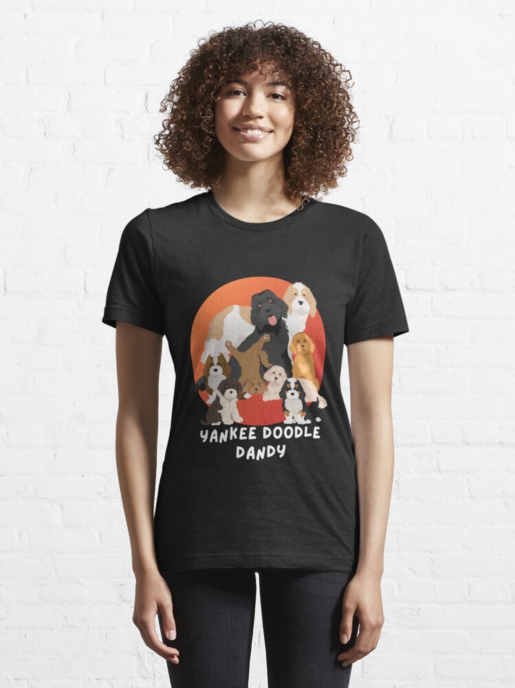 Yankee Doodle Dandy Cute Poodle Mixes Essential T-Shirt for Sale