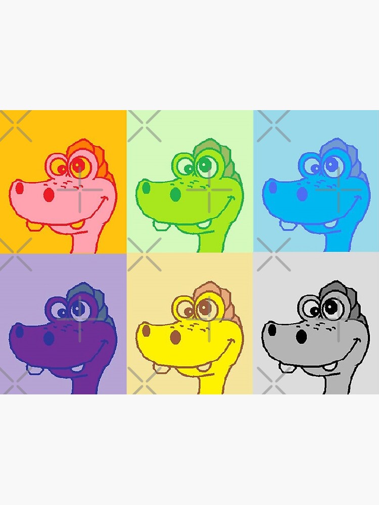 Dopey Lookin Dragons Warhol Style Poster For Sale By Riccivela Redbubble 