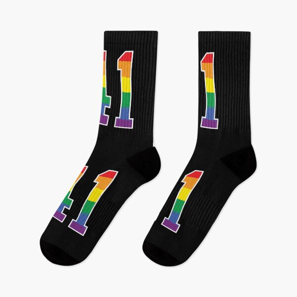 Item preview, Número 41 Rainbow LGBT orgullo cuarenta y uno designed and sold by LoveIsColorful.