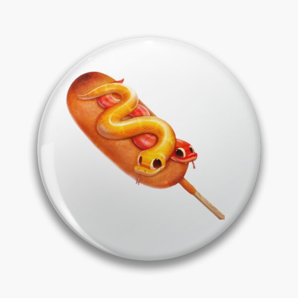 Item preview, Corn-Dog Snakes Sticker designed and sold by ThatReptileGuy.