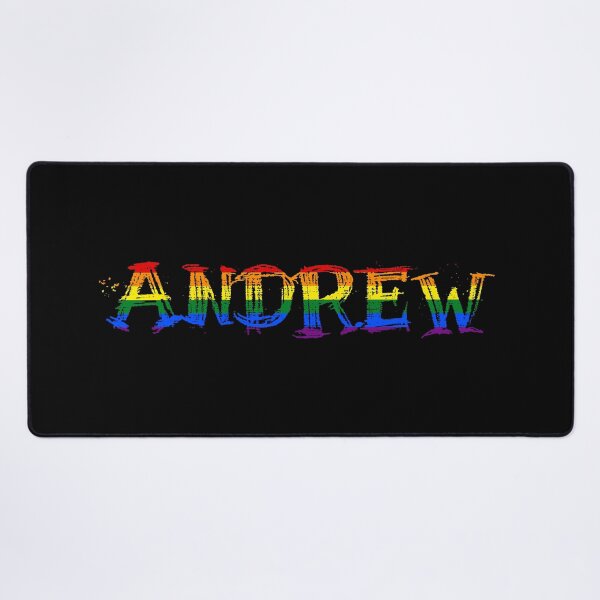 Item preview, Men rainbow name gay Andrew designed and sold by LoveIsColorful.