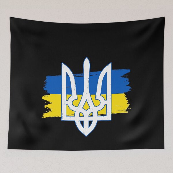 Item preview, Ukraine Trident - Ukraine Flag Symbol designed and sold by maxarus.