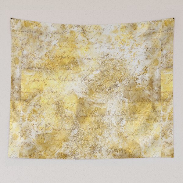 Item preview, Gold Splattered Vintage Handwriting Effect designed and sold by bazzadesigns.