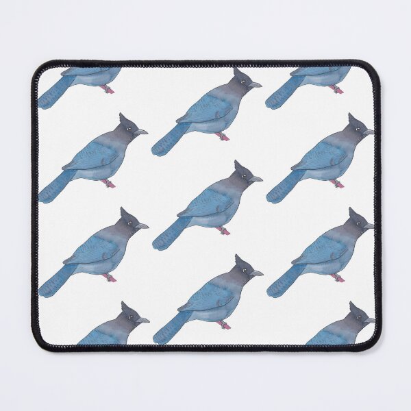 Item preview, Steller's Jay watercolor bird species art designed and sold by TheWaterBirds.