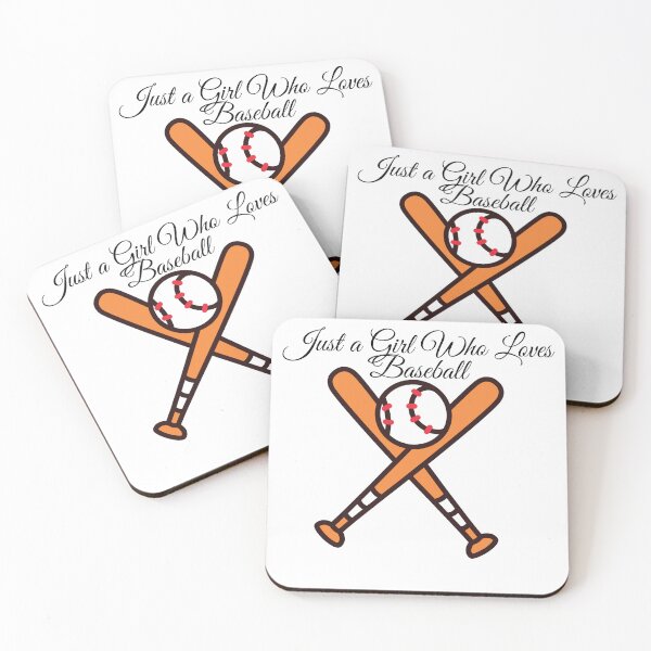 Item preview, Just a Girl Who Loves Baseball designed and sold by katchypro.