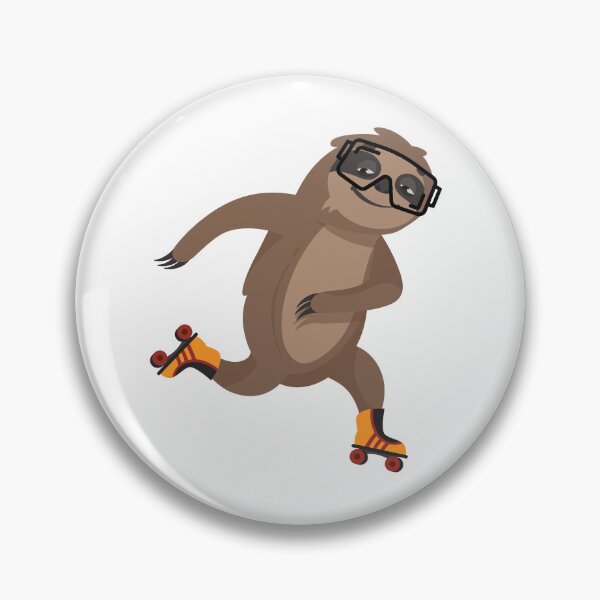 Item preview, Sloth Roller Skating designed and sold by The Love Quill.