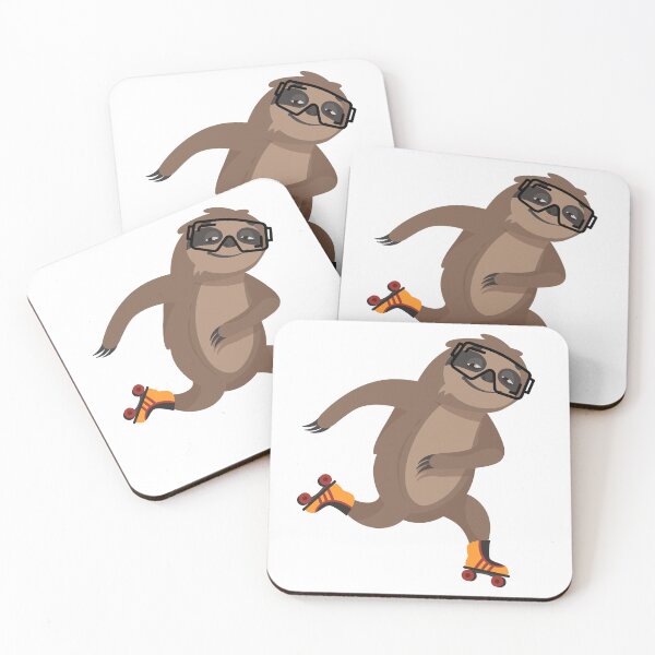 Item preview, Sloth Roller Skating designed and sold by The Love Quill.