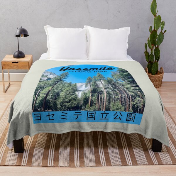 Item preview, Yosemite National Park in Japanese - Nature Hiking Mountain Camping Lover designed and sold by Pawfect-Purr.