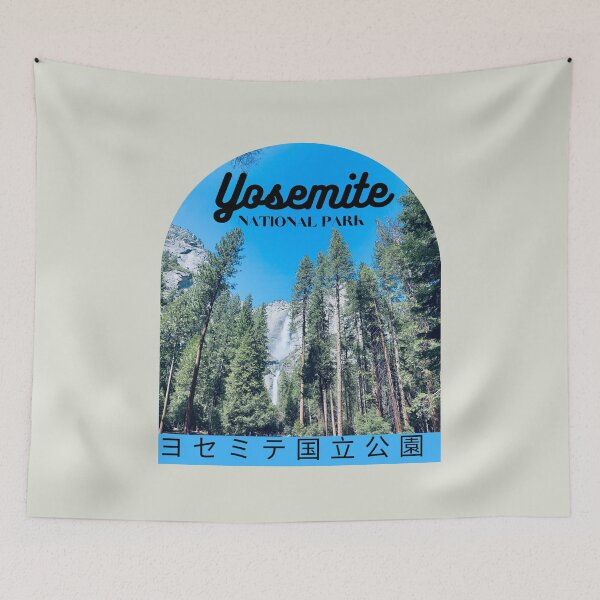 Item preview, Yosemite National Park in Japanese - Nature Hiking Mountain Camping Lover designed and sold by Pawfect-Purr.