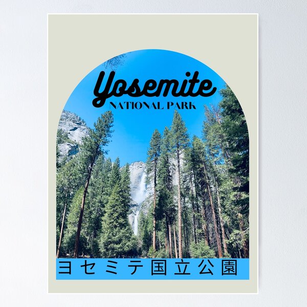 Item preview, Yosemite National Park in Japanese - Nature Hiking Mountain Camping Lover designed and sold by Pawfect-Purr.