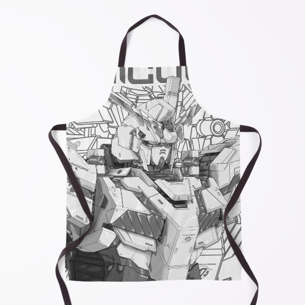 Item preview, Unicorn Gundam Unicorn Gundam Art - Anime Mecha Design Greyscale designed and sold by deveerei.