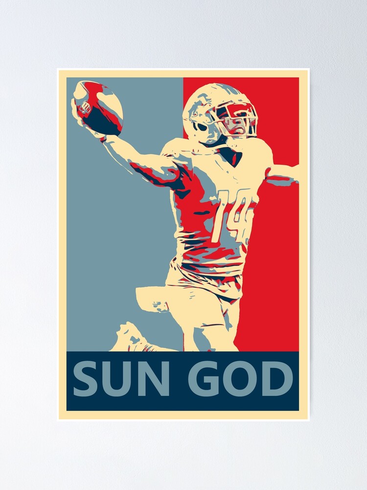 Amon-Ra St. Brown Lions Sun God Campaign | Poster