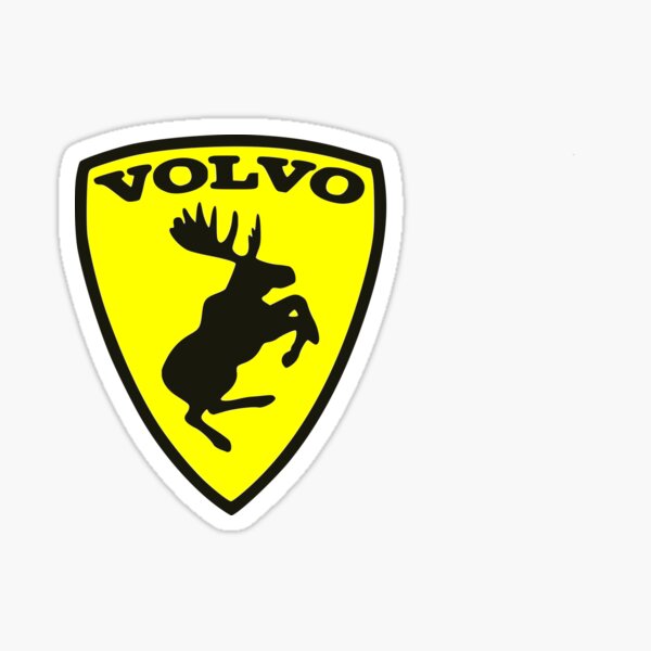 Volvo Prancing Moose Sticker Sticker