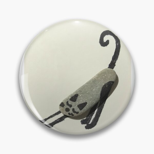 Item preview, Pebble Cat Stretching designed and sold by SeaWitchStudio.