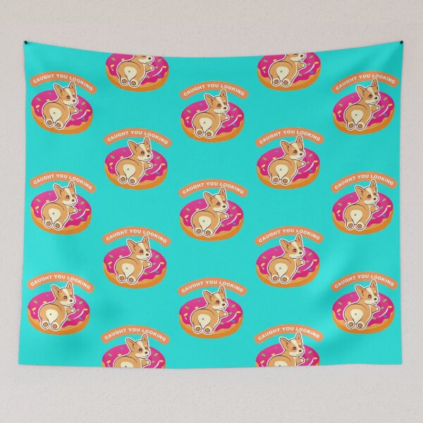 Item preview, Corgi Butt Caught You Looking - Cute Corgi Butt Lover designed and sold by Pawfect-Purr.