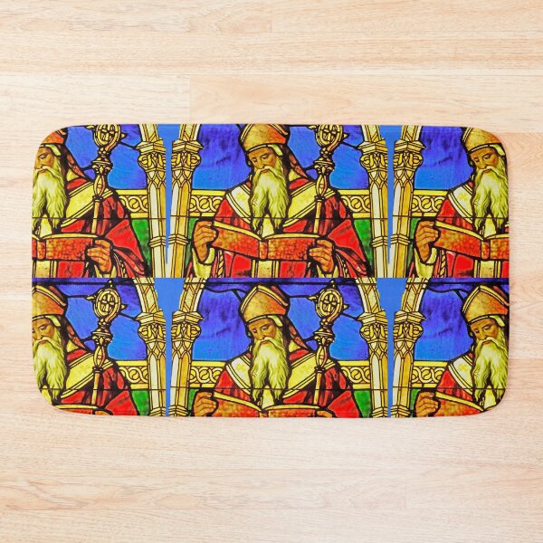 Item preview, Window of St. Augustine by Louis Comfort Tiffany designed and sold by CristalleLisa.